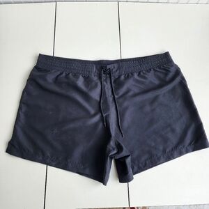 Kona Sol Women's Black Tie Front Pull on Elastic Shorts Plus Size 24W 26W